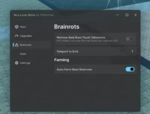 Be a Lucky Block Keyless Script 2026 – Auto Farm Best Brainrots