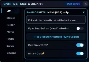 Chilli hub Script for SAB – Duel Script