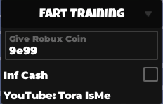 Fart Training Script keyless – inf cash