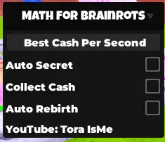 Math for Brainrots Script Keyless
