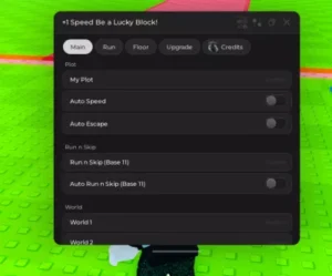 +1 Speed Be a Lucky Block Script Keyless – Auto speed