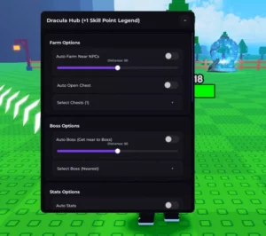 Dracula Hub Script – Auto Farm Near NPCs