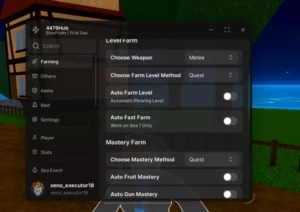 4479 Hub Script for Blox Fruits – Auto Farm level working