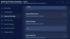 AVOnTop Project Avaythion Grow a Garden Script No Key