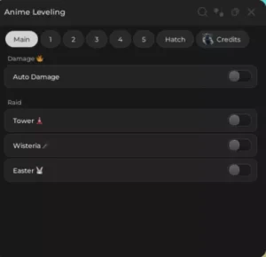 Anime leveling Script keyless – Auto damage