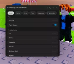 Bike Obby for Brainrots Script – OG, Divine, Brainrot God