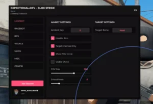 BloxStrike Script by Exceptional Dev – Aimbot
