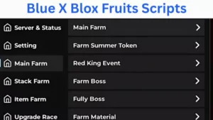 Blue X Blox Fruits Script, Auto Farm