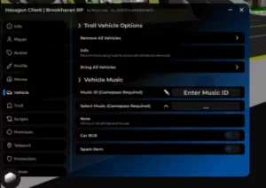 Hexagon Hub Script keyless