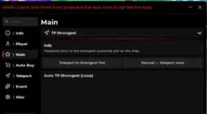 CAT Script keyless – Auto TP Strongest