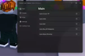 Cattstar Hub – Auto Crown TP, Auto Click