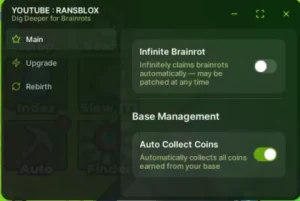 Dig DEEPER for Brainrots Script keyless – Infinite Brainrot