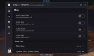 Eclipse Script for Fisch – Auto Cast, Auto Shake, Auto Fish