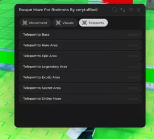 Escape Maze for Brainrots Script
