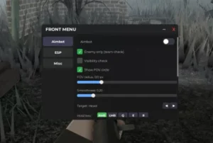 Front Menu (No Key) – Aimbot, ESP