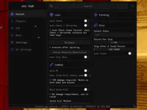 Kaizen Script by Xes Hub – Auto Chest, Farming, Combat