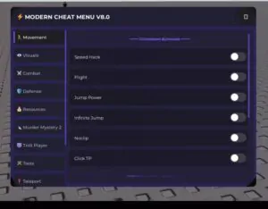 Modern Cheat Menu v8.0