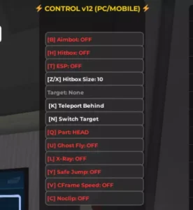 Rivals Control v12 Script – Aimbot Working
