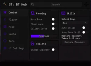 ST: BT Hub Script Keyless – Auto farm, Auto spin
