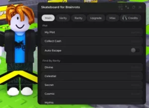 Skateboard for Brainrots Script – Auto farm