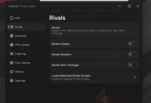 Soluna Skin Changer Rivals Keyless
