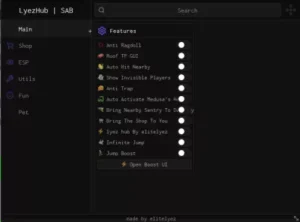 SAB script – Anti ragdoll, Anti trap, Activate medusa