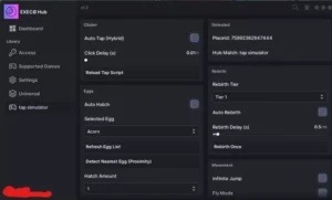 EXEC HUB | Tap Simulator OP Autofarm