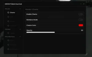 Trident Survival Keyless Script – Enable Big Heads, Head Chams