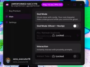 Unperformed Hub ETFB Script