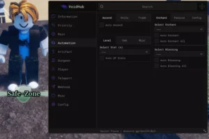 Void Hub – Auto Farm all bosses, Auto Equip