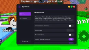 ZyroYonk – Cut Grass for Brainrots Script [No-Key]