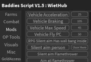 Baddies Script keyles
