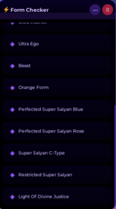 dragon ball rp zenkai free forms