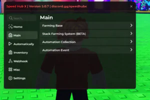 Escape tsunami hack Speed Hub X