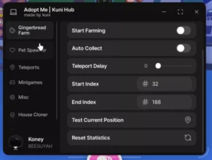 Kuni Hub Adopt me Script | Autofarm | Teleport | Autominigames | Pet Spawner | And More 2026