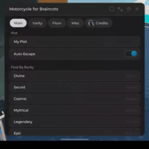 Motorcycle for Brainrots Script Keyless