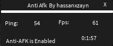 Roblox Anti AFK script