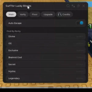 Surf For Lucky Blocks Script Keyless