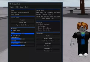 The Strongest Battlegrounds Script Hub Keyless