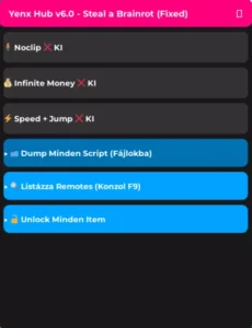 Yenx Hub v6.0 – Steal the Brainrot
