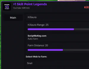 +1 Skill Point Legends Auto Farm Script