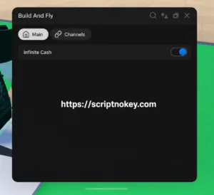 Build and Fly Inf Cash Script