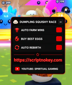 Dumpling Squishy Race Auto Farm Wins Script