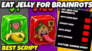 Eat Jelly for Brainrot Script Auto farm