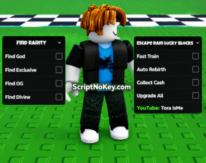 Escape Rain for Lucky Blocks Script Keyless
