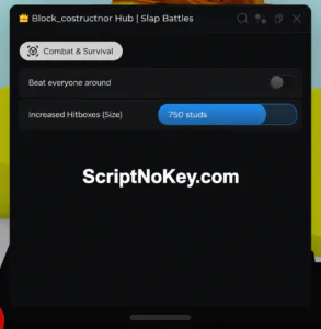 Increased Hitbox Size Slap Battles Script (No Keys)