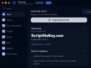 Cold Hub v25 Rivals Script Keyless 2026