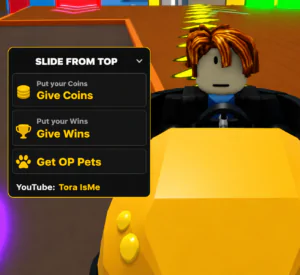 Slide from top script keyless – infinite coins