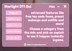 Starlight DTI Gui Auto farm cash