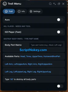 Troll Menu for SkyRivals (No Keys)